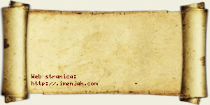 David Krnčević vizit kartica